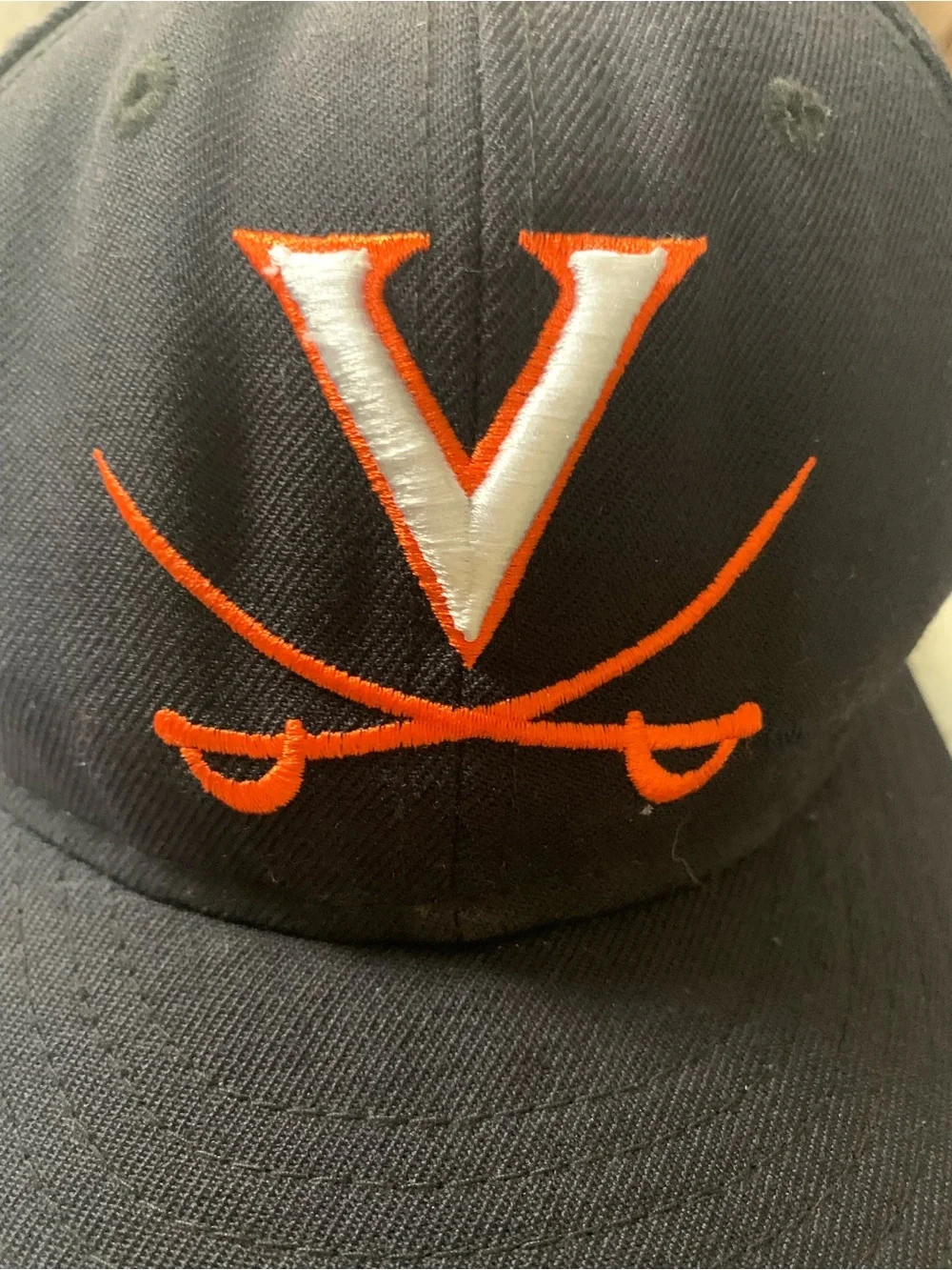 New Era 59FIFTY Virginia Cavaliers Hat Cap Fitted Blue Sword College Youth Sport